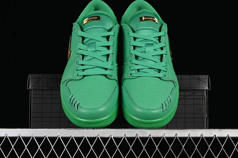 All categories Air Jordan Jordan series basketball shoes Air Jordan 1 Low Air Jordan 1 Low "Method of Make" AJ1 Joe 1 green and gold low-top cultural and leisure sports sneakers FN5032-300